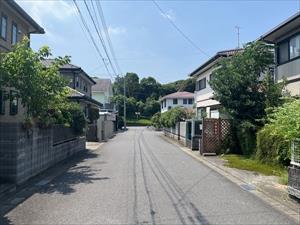 南東側前面道路2(2026年8月撮影) 南東側前面道路2(2026年8月撮影)