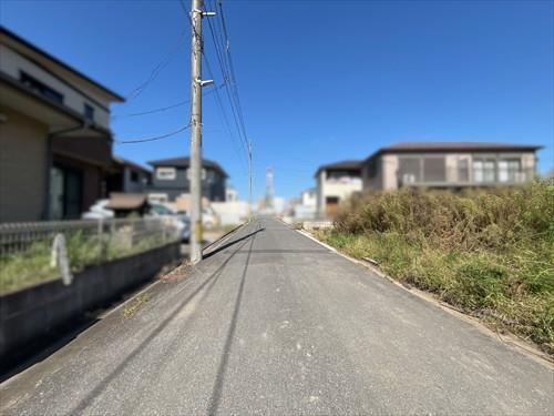 前面道路（2026年10月撮影）