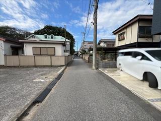 前面道路（2026年10月撮影）