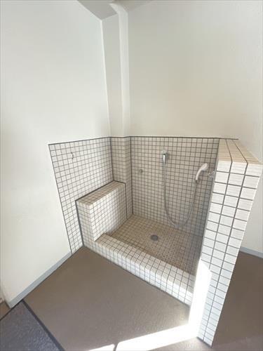 ペットの足洗い場