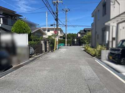 前面道路