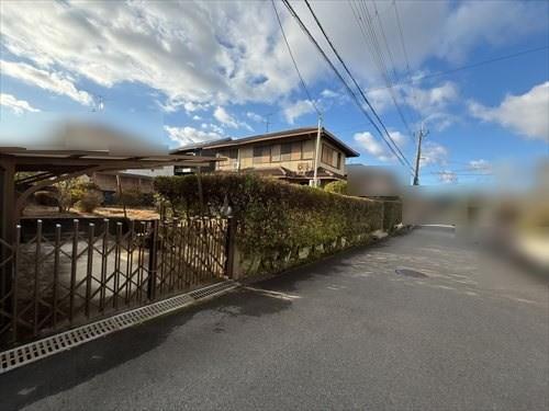 前面道路　南東側より