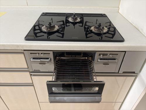 キッチンコンロ、グリル