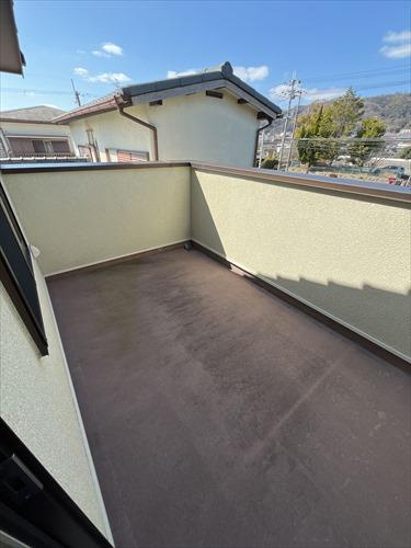 北側バルコニー