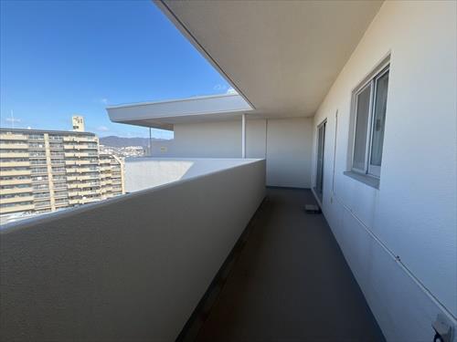 北西側バルコニー