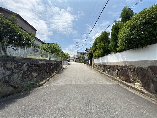 前面道路（北から南）