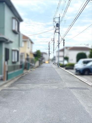 現地前道路