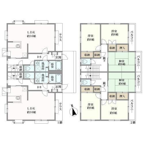 間取り図（D号棟）