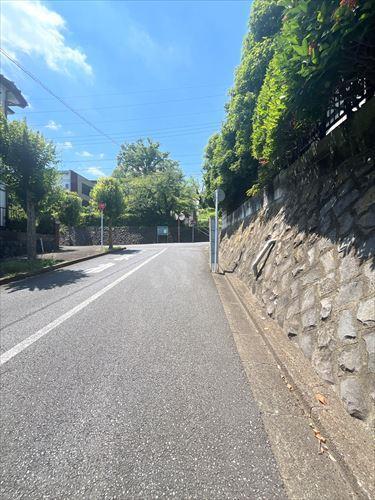 前面道路(東側) 前面道路(東側)