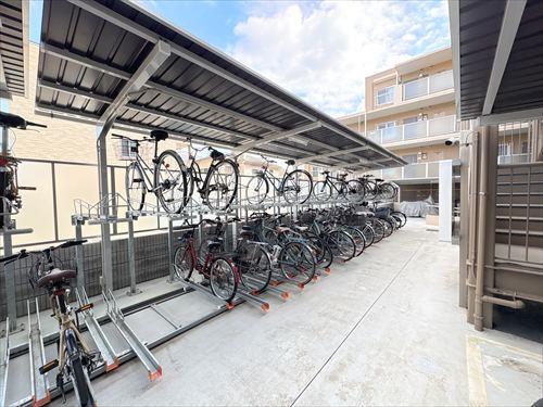 自転車置場　内①(2026年3月撮影)