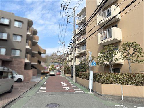 前面道路　南西側(2026年3月撮影)