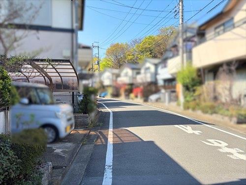 前面道路　北東側(2026年4月撮影)