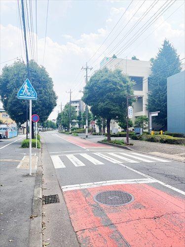 現地前面道路