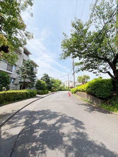 現地前道路