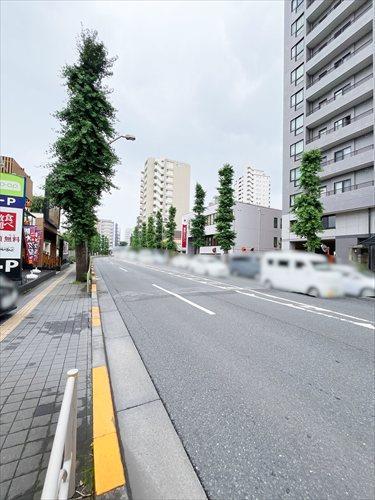 現地前面道路