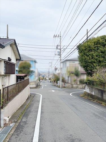 北東側現地前道路