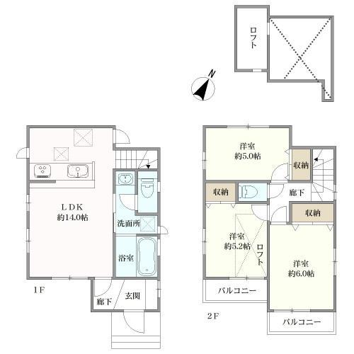 建物間取図