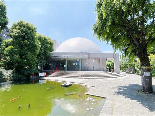 中央図書館プラネタリウム(120m）