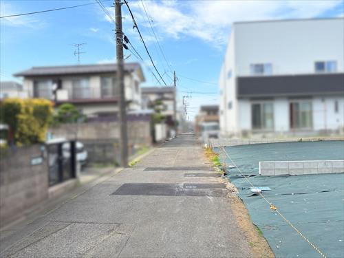 1・2区画　前面道路②