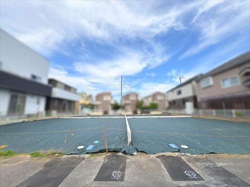 1・2区画　全体　西側前面道路から撮影