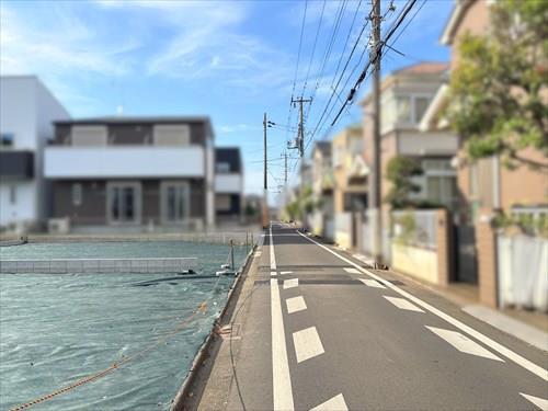 3・4区画　前面道路②