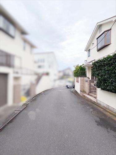 現地前面道路 現地前面道路