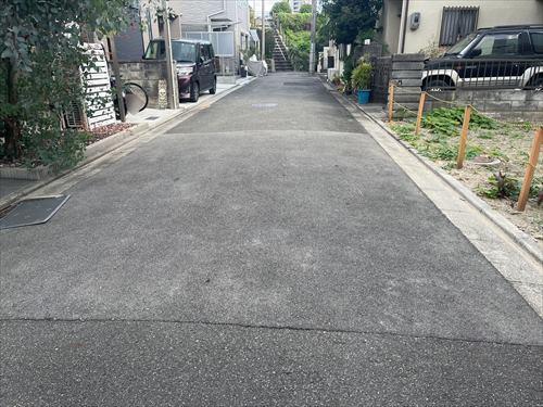 前面道路含む現地（2024年11月撮影）