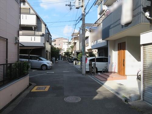 前面道路（南側より撮影）