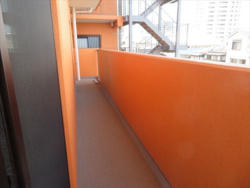 北側バルコニー