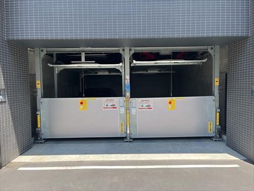 機械式駐車場です。