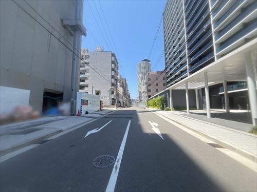 前面道路です。