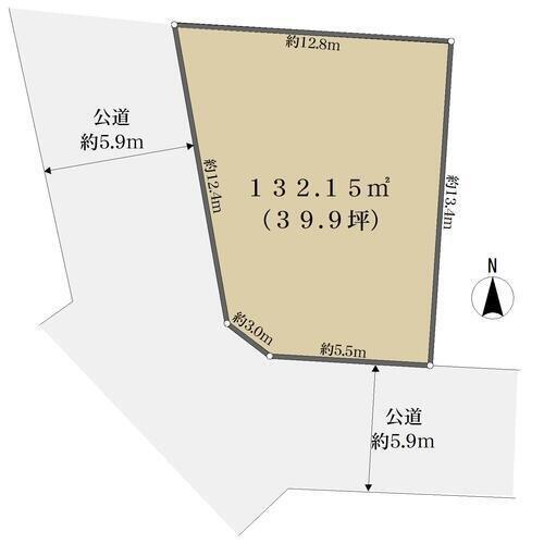 対象不動産は1号地です。