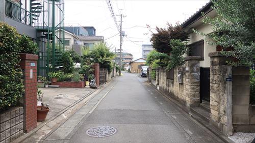 前面道路（物件：右手）