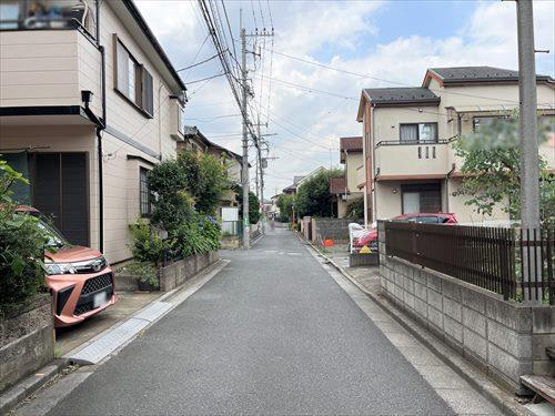 前面道路（物件：右手）