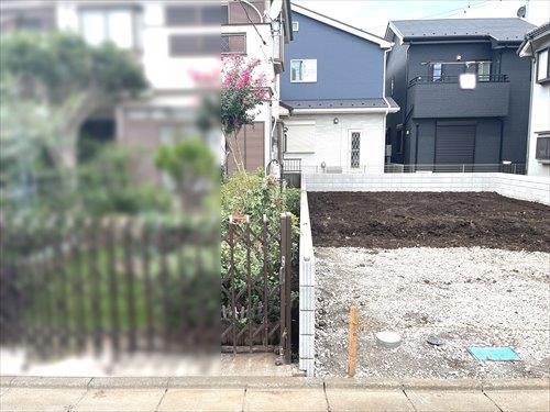 西側隣地境界部分