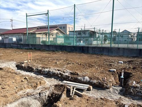 現地造成工事中・2025年10月撮影