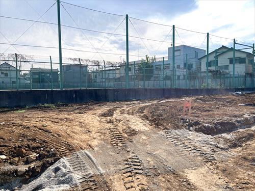 現地造成工事中・2025年10月撮影