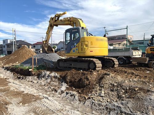 現地造成工事中・2025年10月撮影