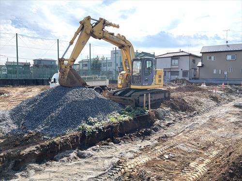 現地造成工事中・2025年10月撮影