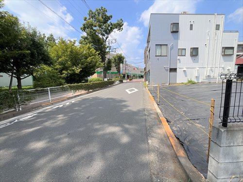 前面道路（物件：右手）