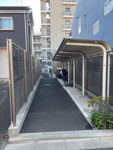 マンション北側入口