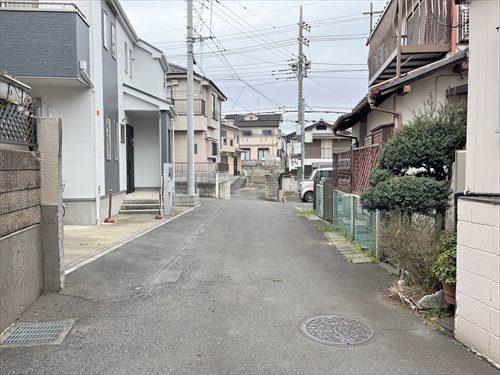 前面道路（物件：右手）