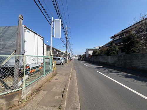 南側前面道路（2026年3月撮影）