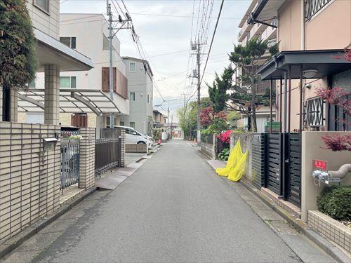 前面道路（物件：右手）