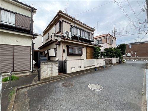 前面道路を含む現地（左手）
