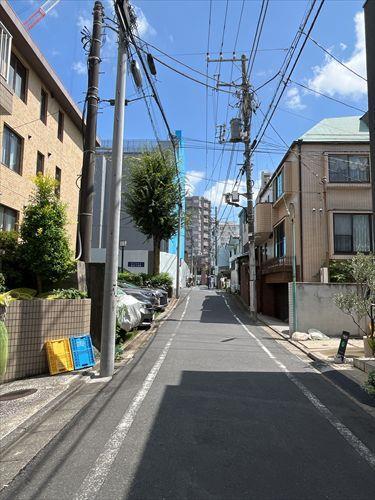 現地前面道路