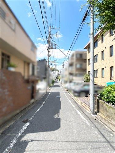現地前面道路