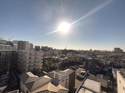 南東バルコニーからの眺望（R8.1撮影）