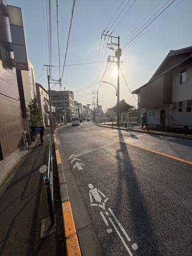 北西側道路2