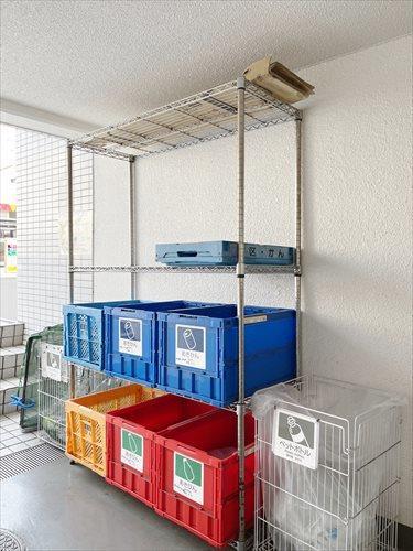 資源ゴミ置き場